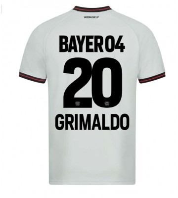 Bayer Leverkusen Alejandro Grimaldo #20 Segunda Equipación 2023-24 Manga Corta